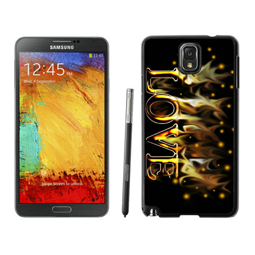 Valentine Love Fire Samsung Galaxy Note 3 Cases DZR